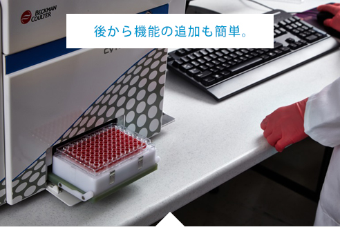 後から機能の追加も簡単